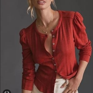 Pilcro Red Women's Cardigan